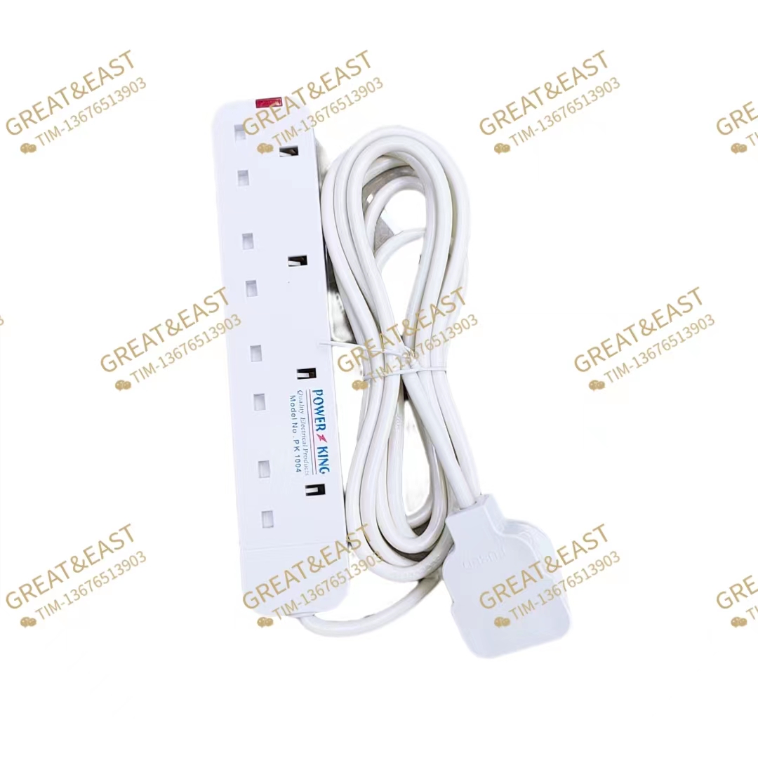 British-style multi-functional four-digit power strip for electrical products Specification image