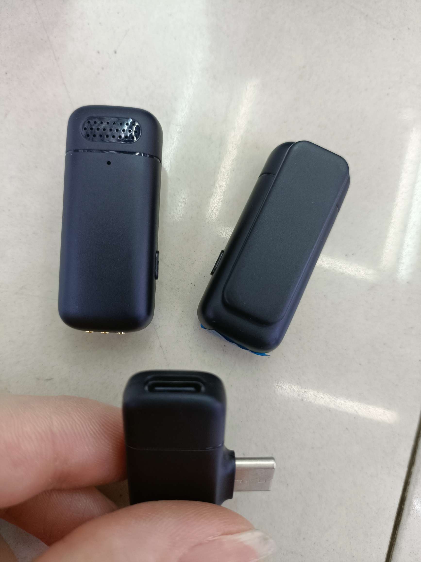 K6一拖二Type-C接口领夹麦克风 数显座舱 座舱充电领夹麦克风详情图6