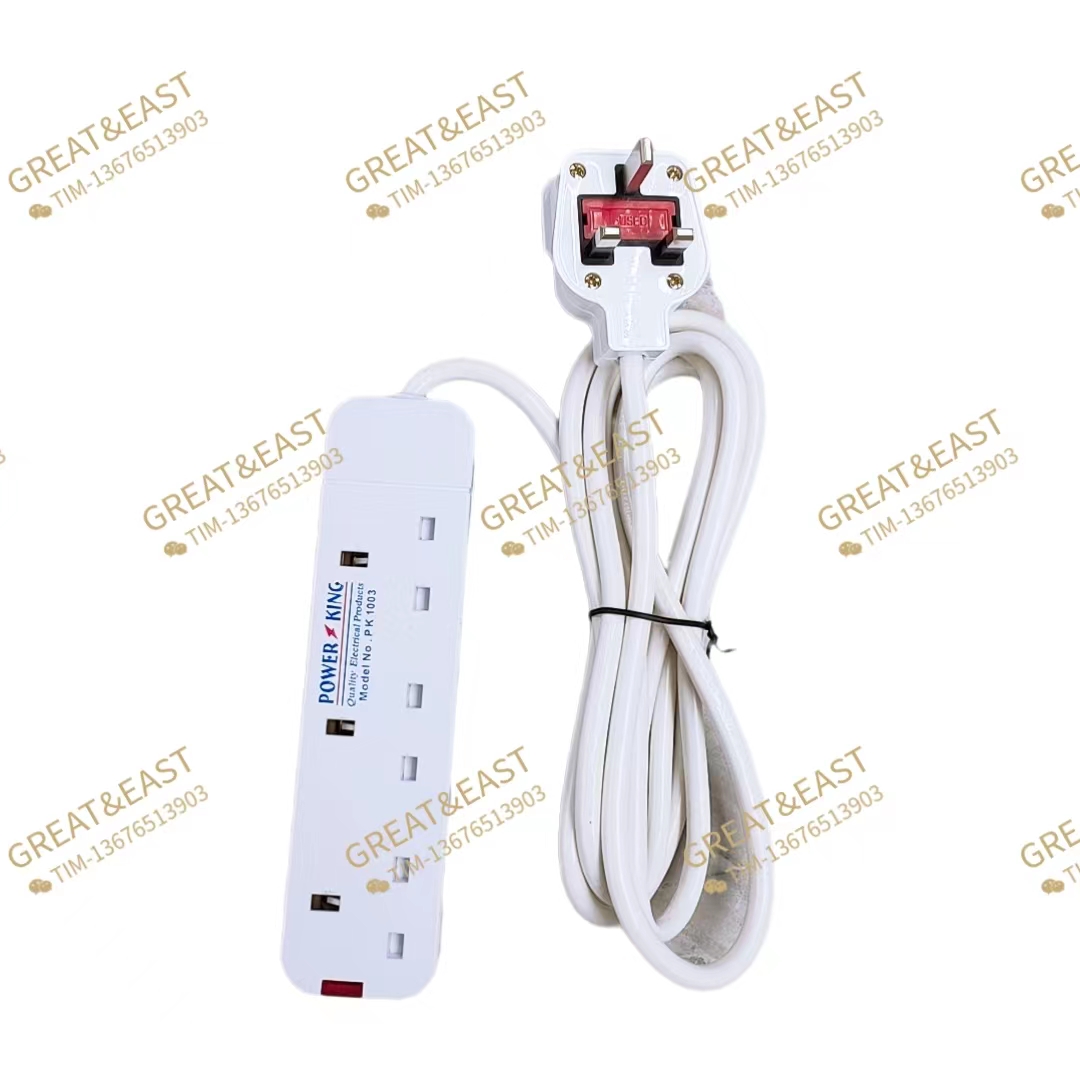 British-style multi-functional three-position power strip for electrical products Application Scenario