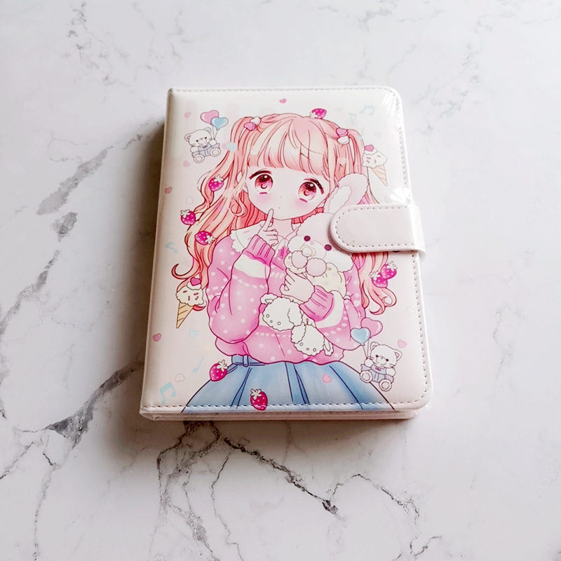 New magnetic buckle journal 520 Leather journal Diary, best friend gift, Sweetheart Girl C Application Scenario