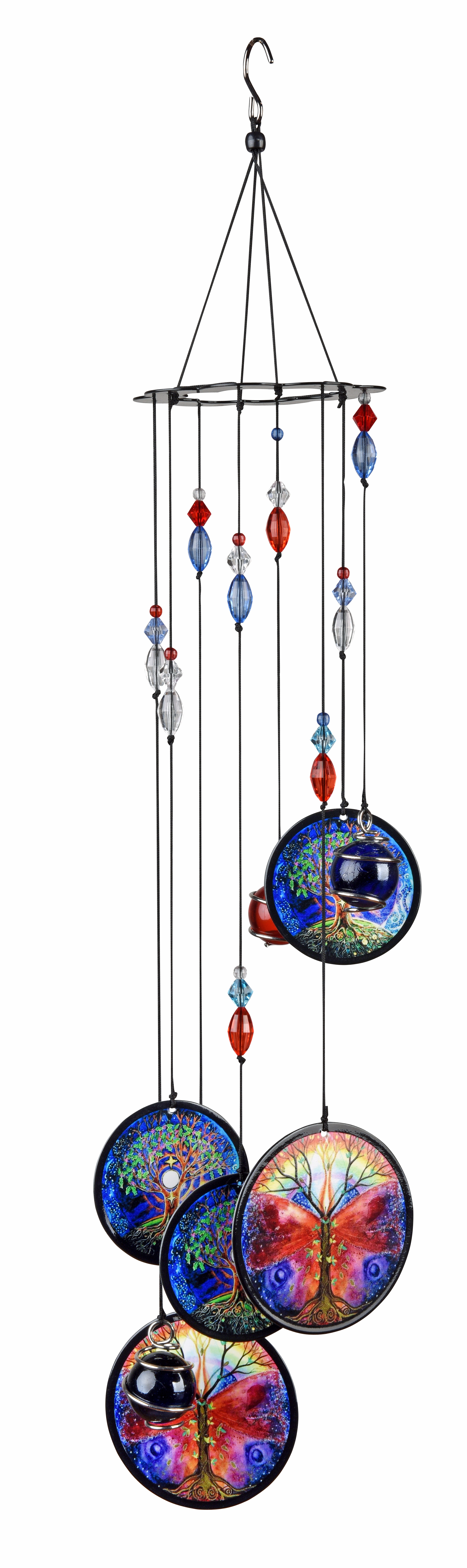 17"铁片风铃-生命之树