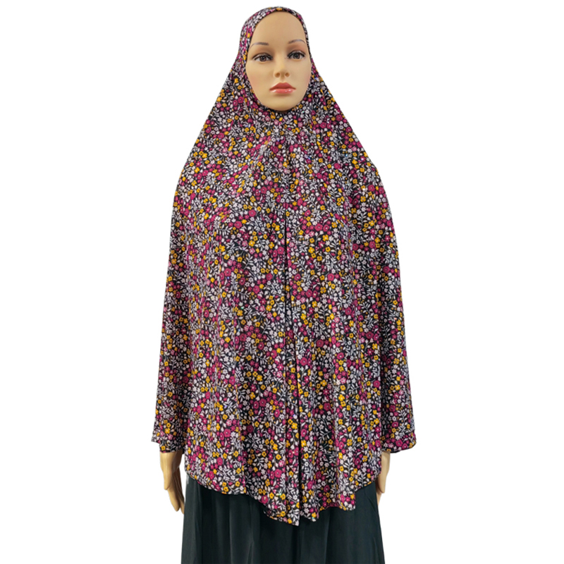 New fashionable and best-selling women's large-sized Muslim headscarves from the Middle East, Europe and America, printed and floral headscarves, daily ethnic style, multiple styles, large sizes, complete color series