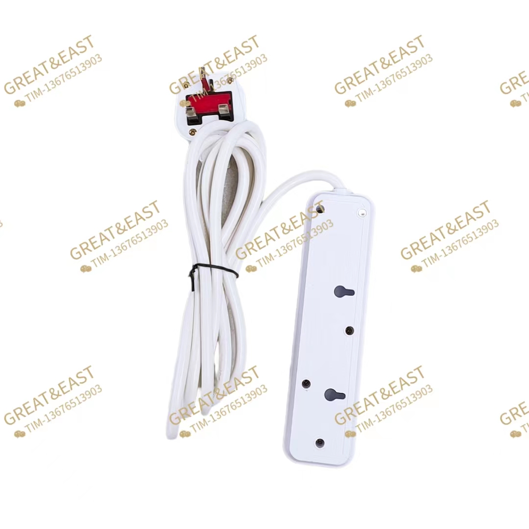 British-style multi-functional three-position power strip for electrical products details Picture