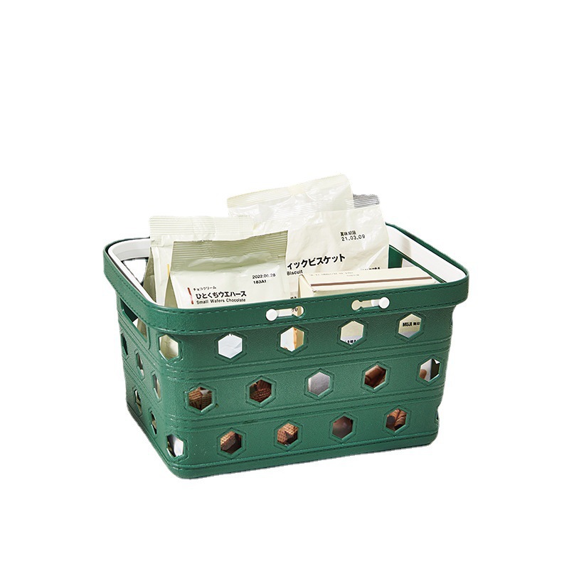 Wholesale of multi-functional storage baskets, plastic PP children's toy organizing and storage baskets, hand-held dirty clothes and sundries organizing baskets Specification image