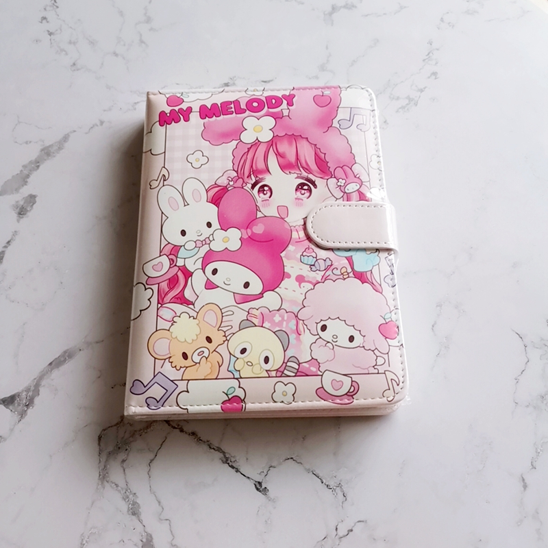 New magnetic buckle journal 520 Leather journal Diary, best friend gift, Sweetheart Girl C Item Picture