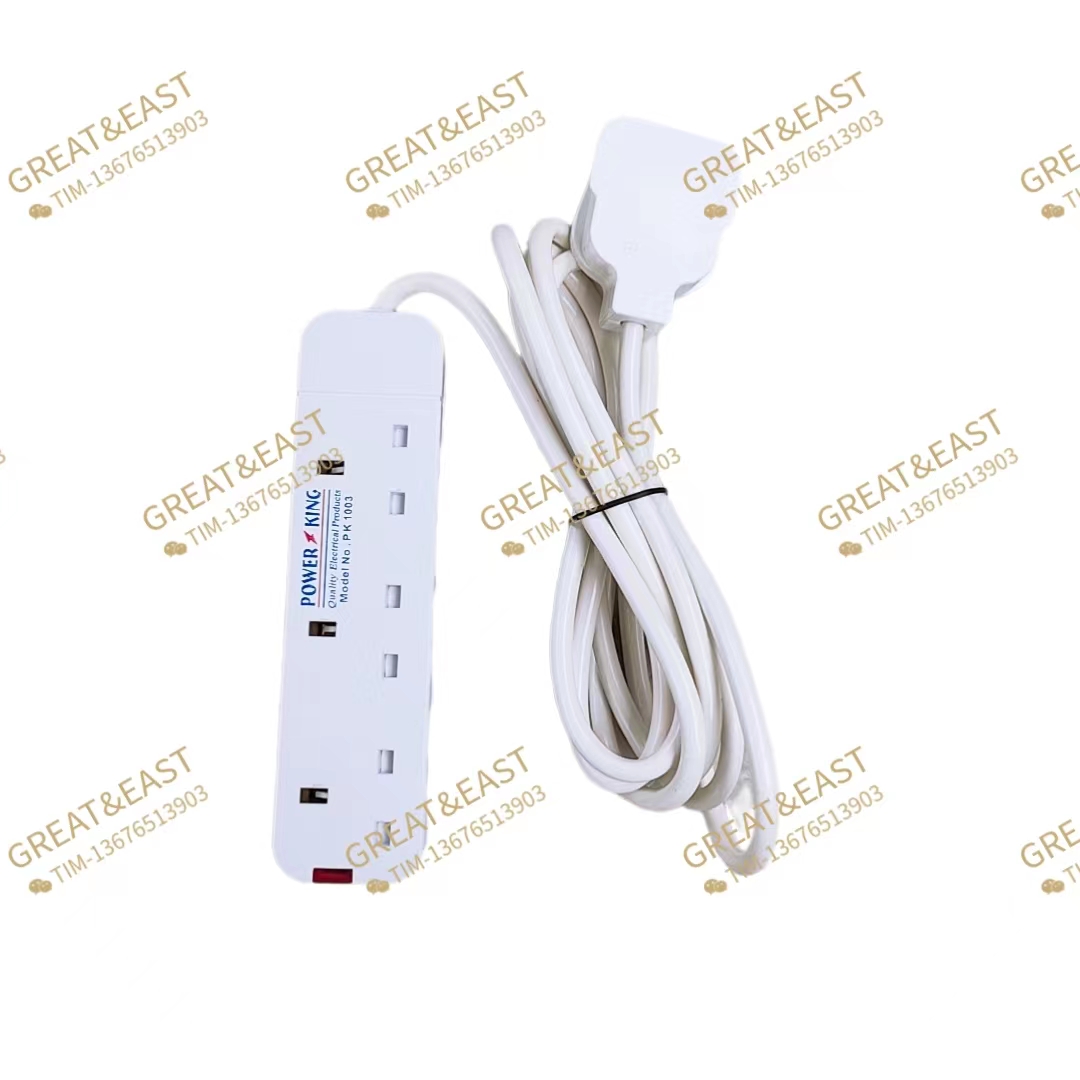 British-style multi-functional three-position power strip for electrical products pic 3