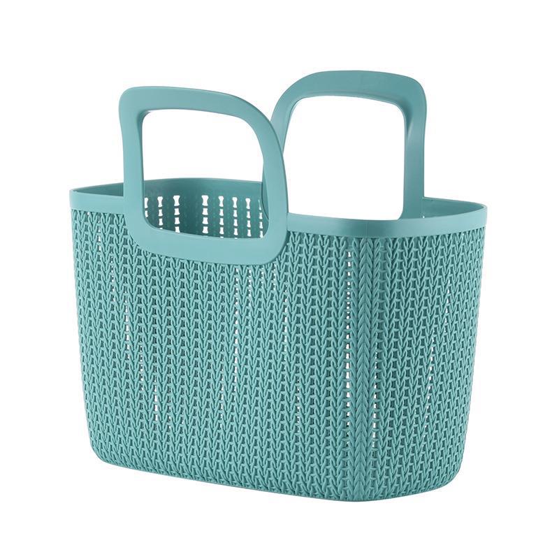 Soft Food Shopping Portable Storage Basket Plastic Large Fruit And Vegetable Storage Basket School Kindergarten Sundries Storage Basket Application Scenario