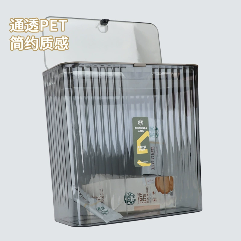 X111-2776PET弹盖垃圾卫生间垃圾桶按压式厨房厕所夹缝客厅卧室详情图7