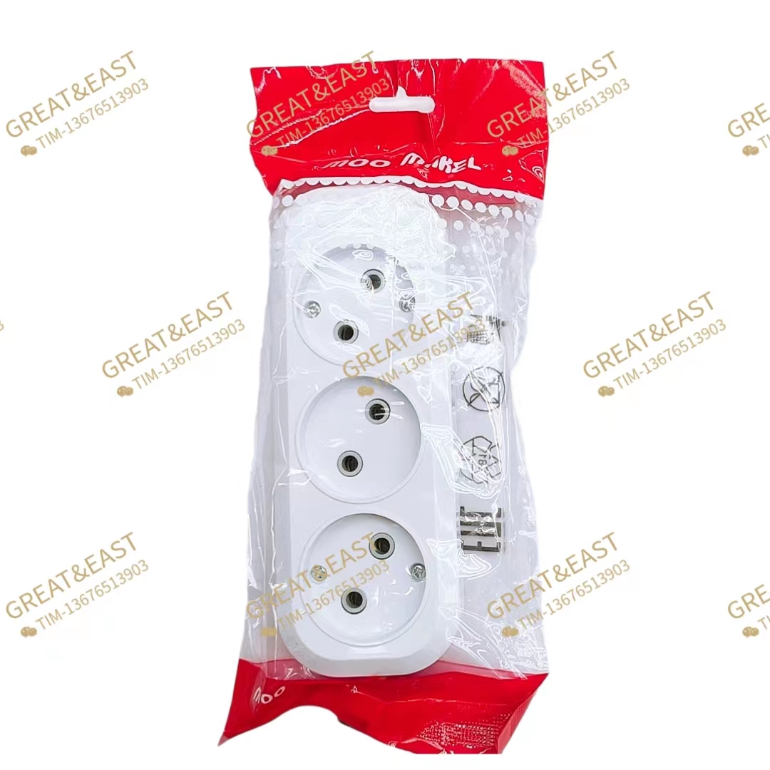 European-style three-position wireless power strip for electrical products