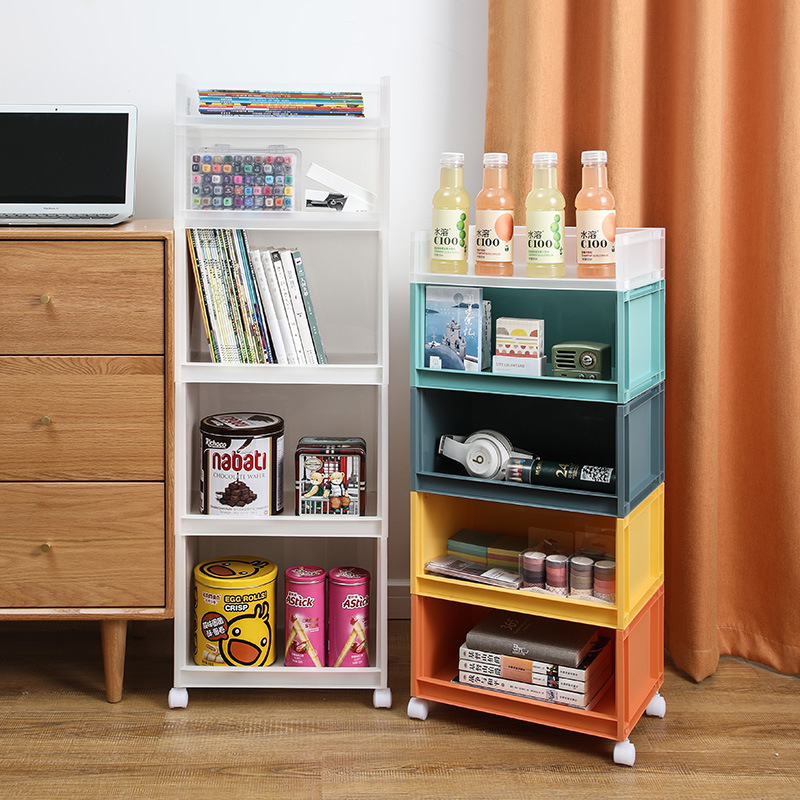 Color Multi-Layer Shelving Plastic Toys Finishing Storage Shelf Living Room Study Book Storage Shelf Manufacturers Wholesale details Picture