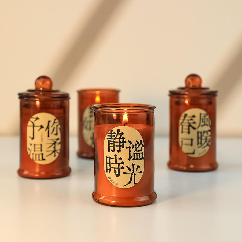 100G Healing Series Scented Candle Specification drawing