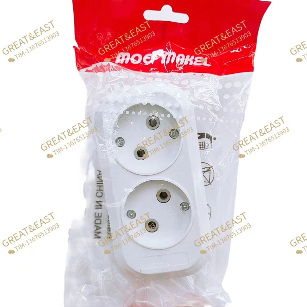 European-style two-position wireless power strip for electrical products Specification image