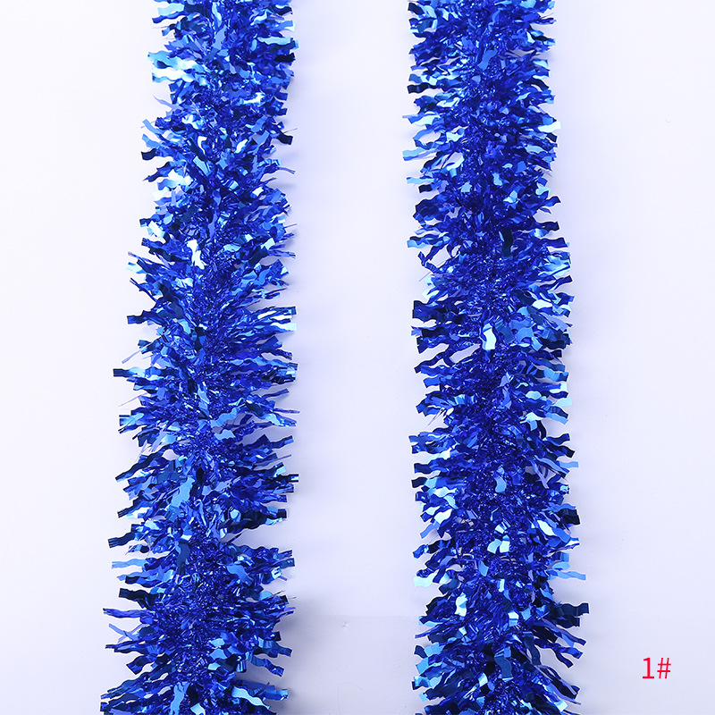 New Christmas Color Stripe Party Scene Cheerleading Ribbon Halloween Scimitar Wave Color Stripe Wholesale details Picture