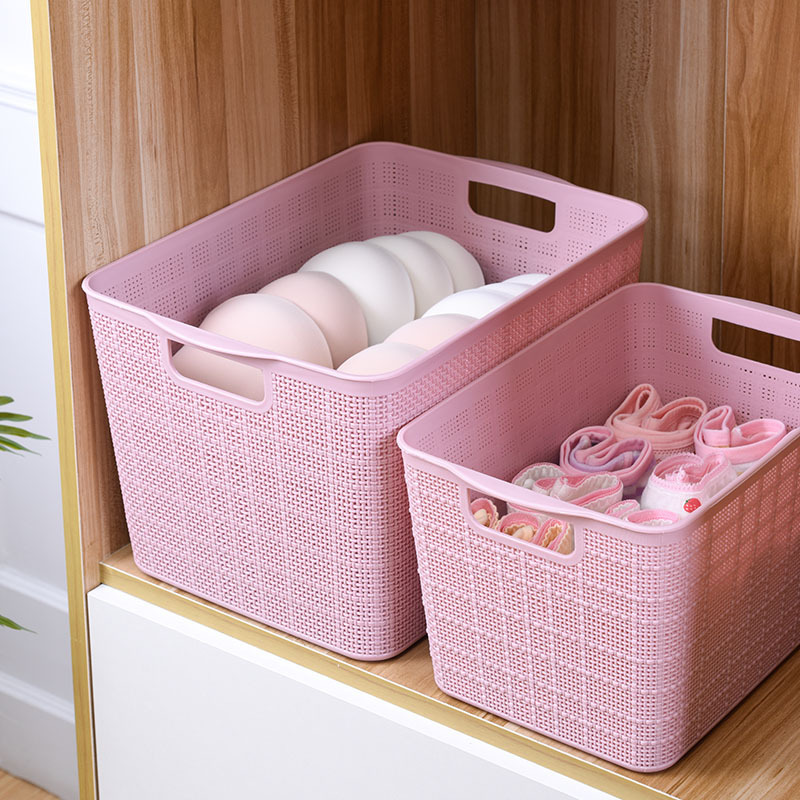 Linen Storage Basket Back-To-School Season Japanese Plastic School Kindergarten Beauty Salon Storage Basket Toy Organizer Basket