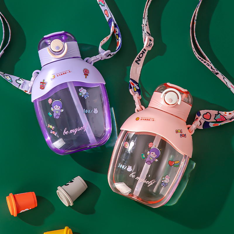 Potbelly Cup Summer Water Cup Large Capacity High Temperature Resistant Female Plastic Tea Cup Female Student Kettle Portable Sports details Picture