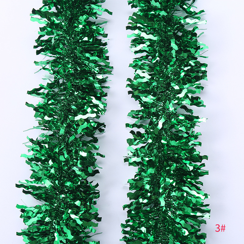 New Christmas Color Stripe Party Scene Cheerleading Ribbon Halloween Scimitar Wave Color Stripe Wholesale Application Scenario