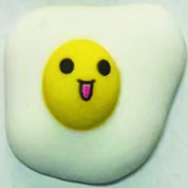 Handmade cream glue cute earrings, decorative glue ornaments, toy patch material package 5933diy simulation