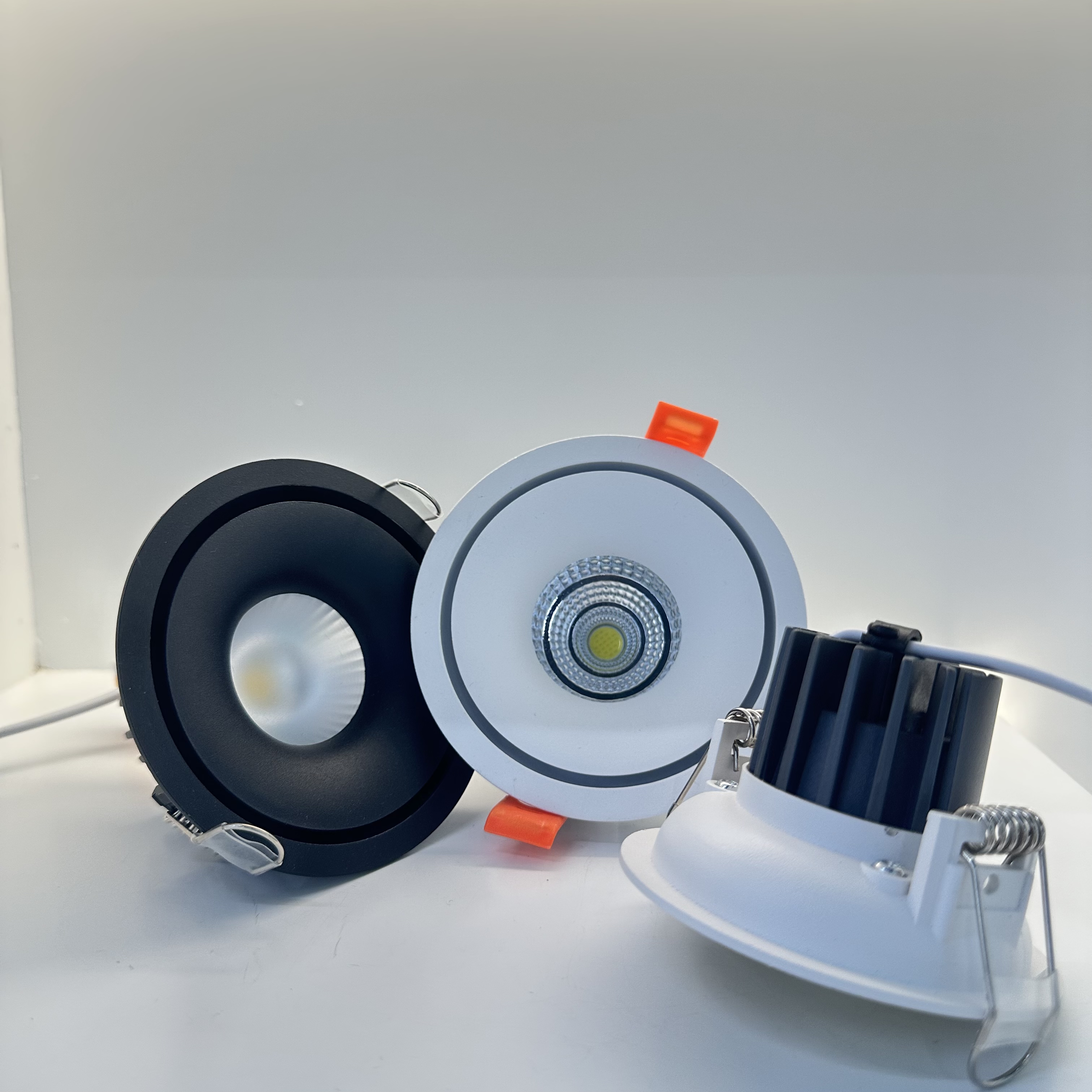 COB downlight LED DOWN LIGHT 3 inches 5 inches Black gold white matte details Picture