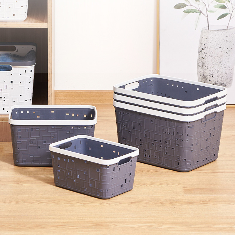 Laminated Plastic Storage Basket Children's Toys Organizer Box Kindergarten Clutter Organizer Box Basket details Picture