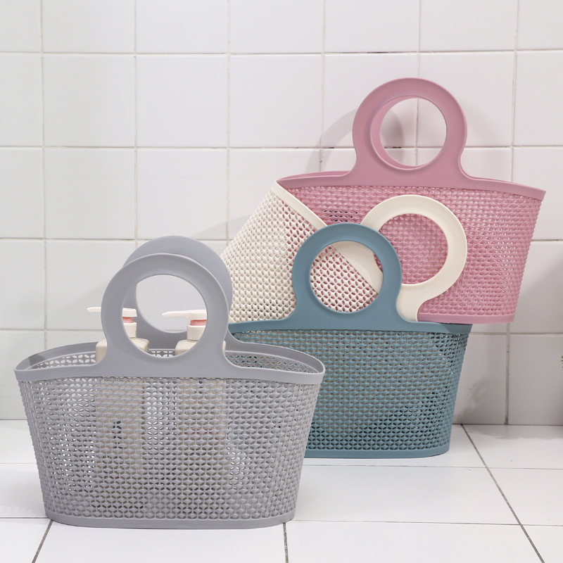 Portable Bath Basket Bath Basket Bath Basket Soft Plastic Bag For Toiletries