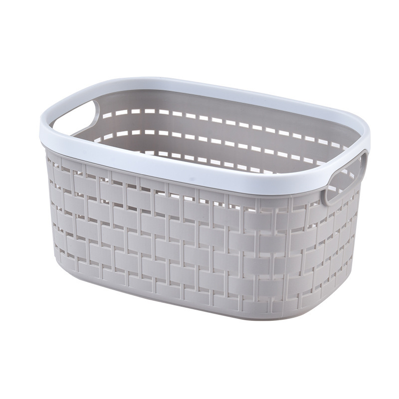 Oval Hollow Storage Basket Plastic Pp Frosted Mask Alcohol Storage Basket Children's Toys Organizer Storage Basket Application Scenario
