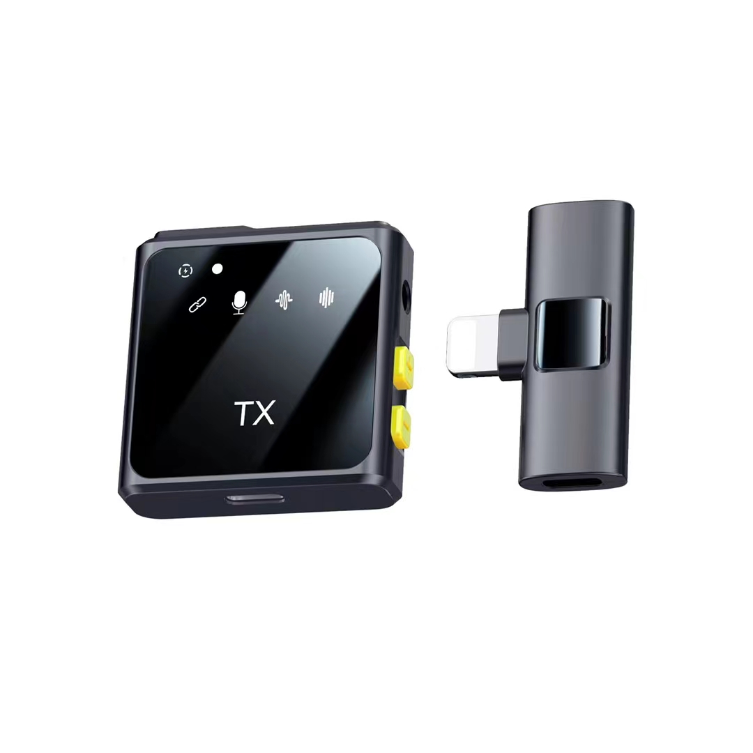 F9 square one-drag one-lapel microphone Wireless microphone Type-C interface/Apple interface detail image 19
