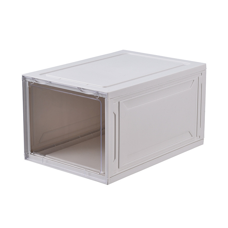 Transparent Shoe Box Drawer Type Shoe Cabinet Dustproof Simple Plastic Shoe Storage Box Household Shoe Storage Device Saves Space Application Scenario