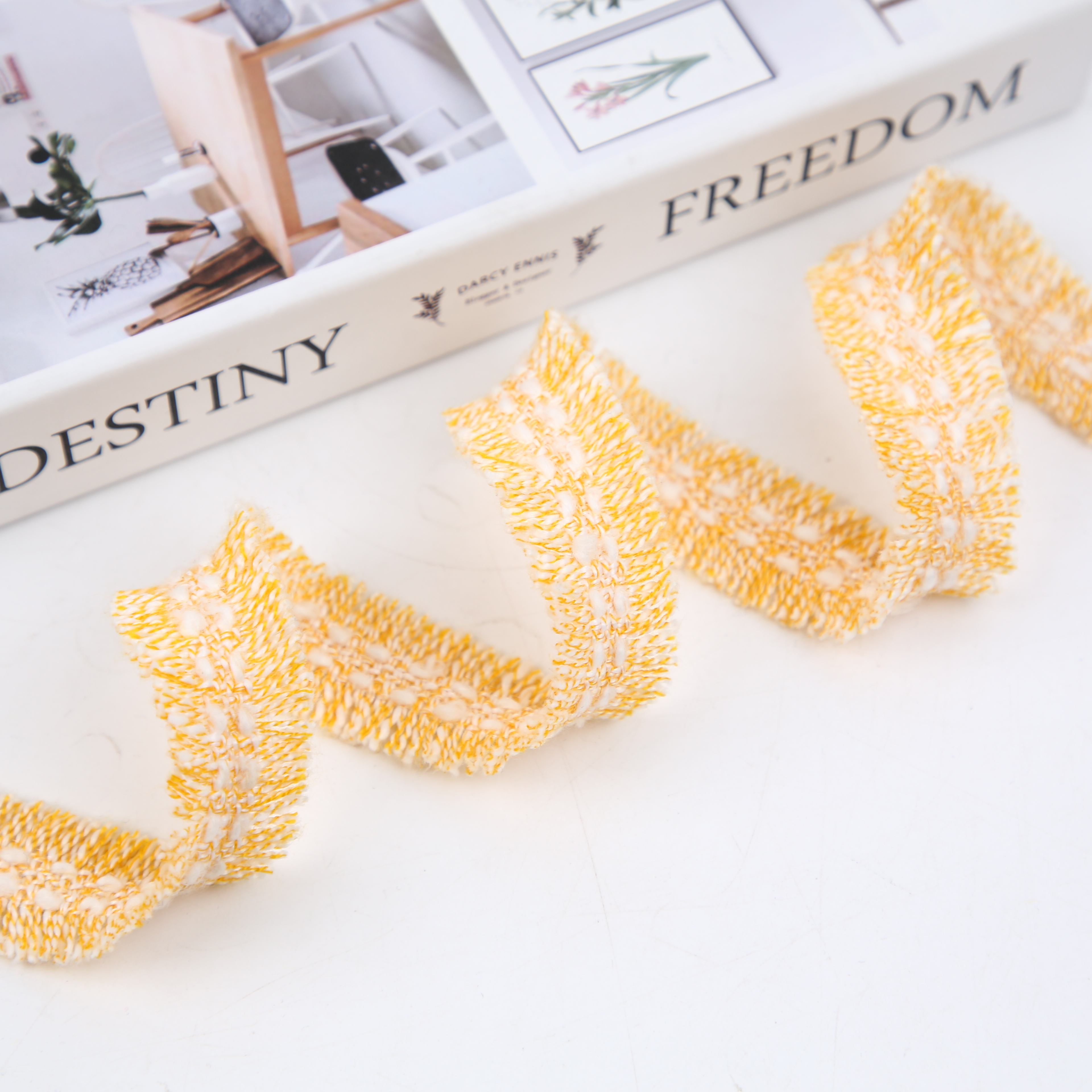 Colorful Money Woven Lace Webbing National Costume Costume Doll Skirt Cuff Accessories Cloth Edging details Picture
