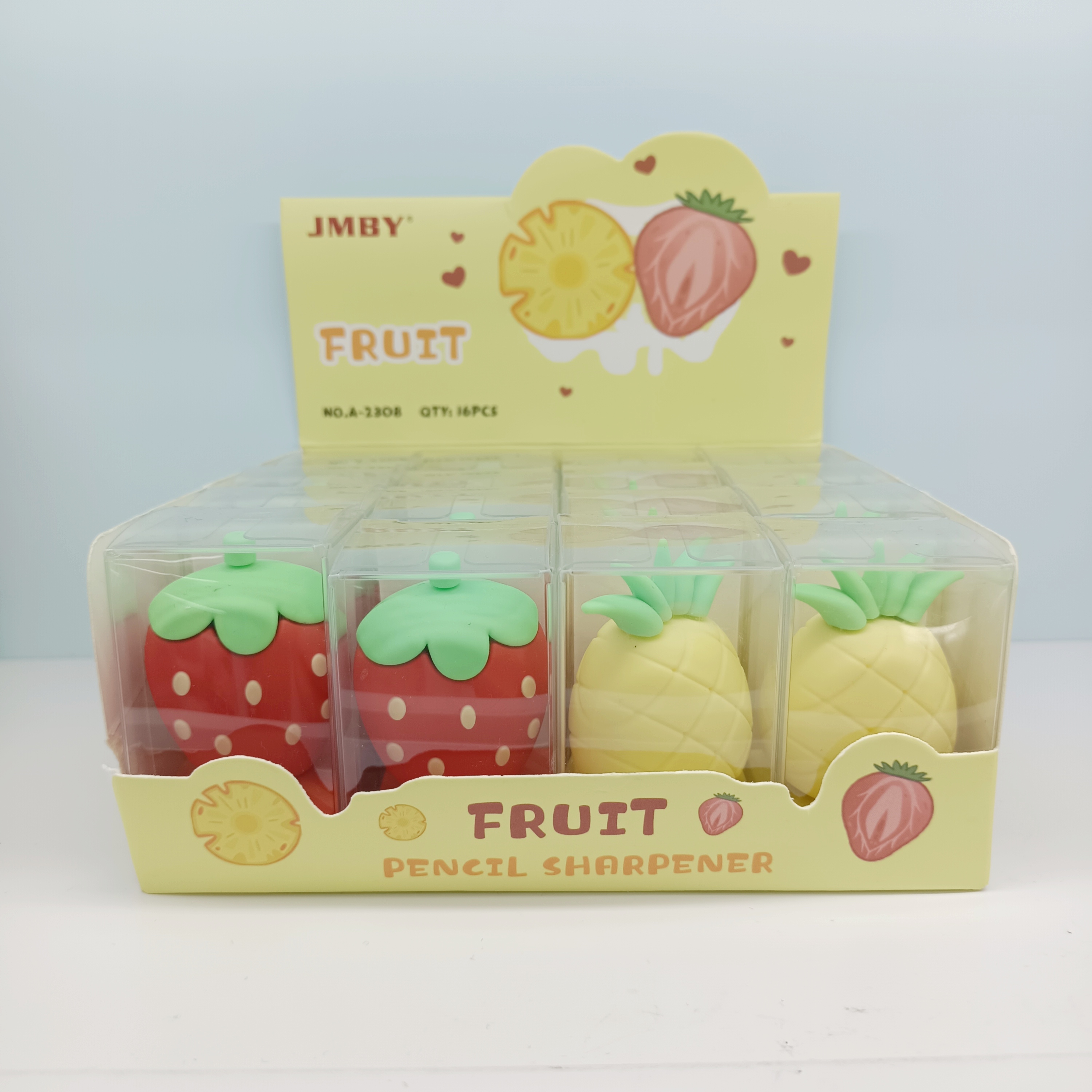 Creative cute silicone cartoon shape pencil sharpener mini portable stationery for students full figure