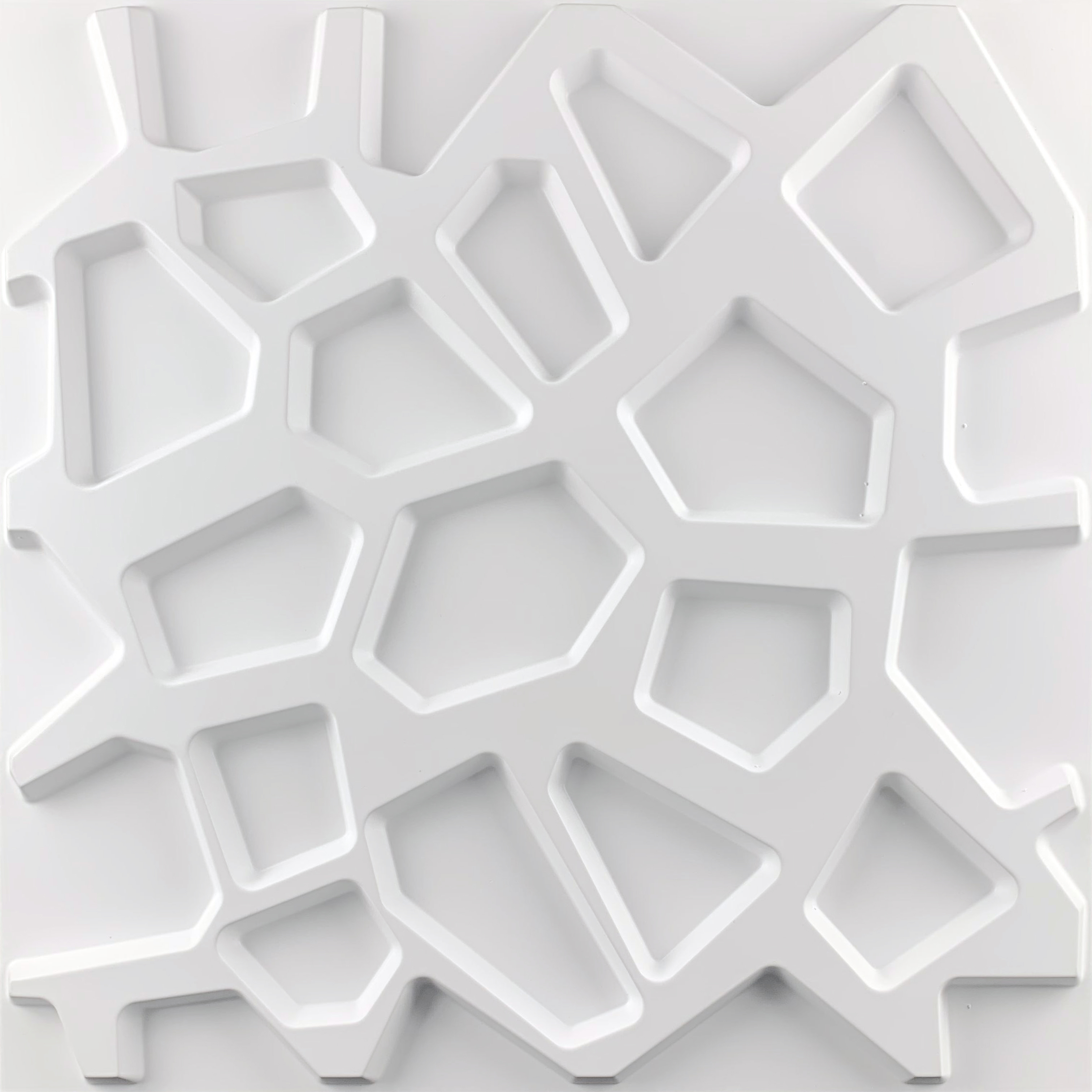 三维装饰立体墙板Wallpanel白色波浪3D墙板时尚装饰墙板防水