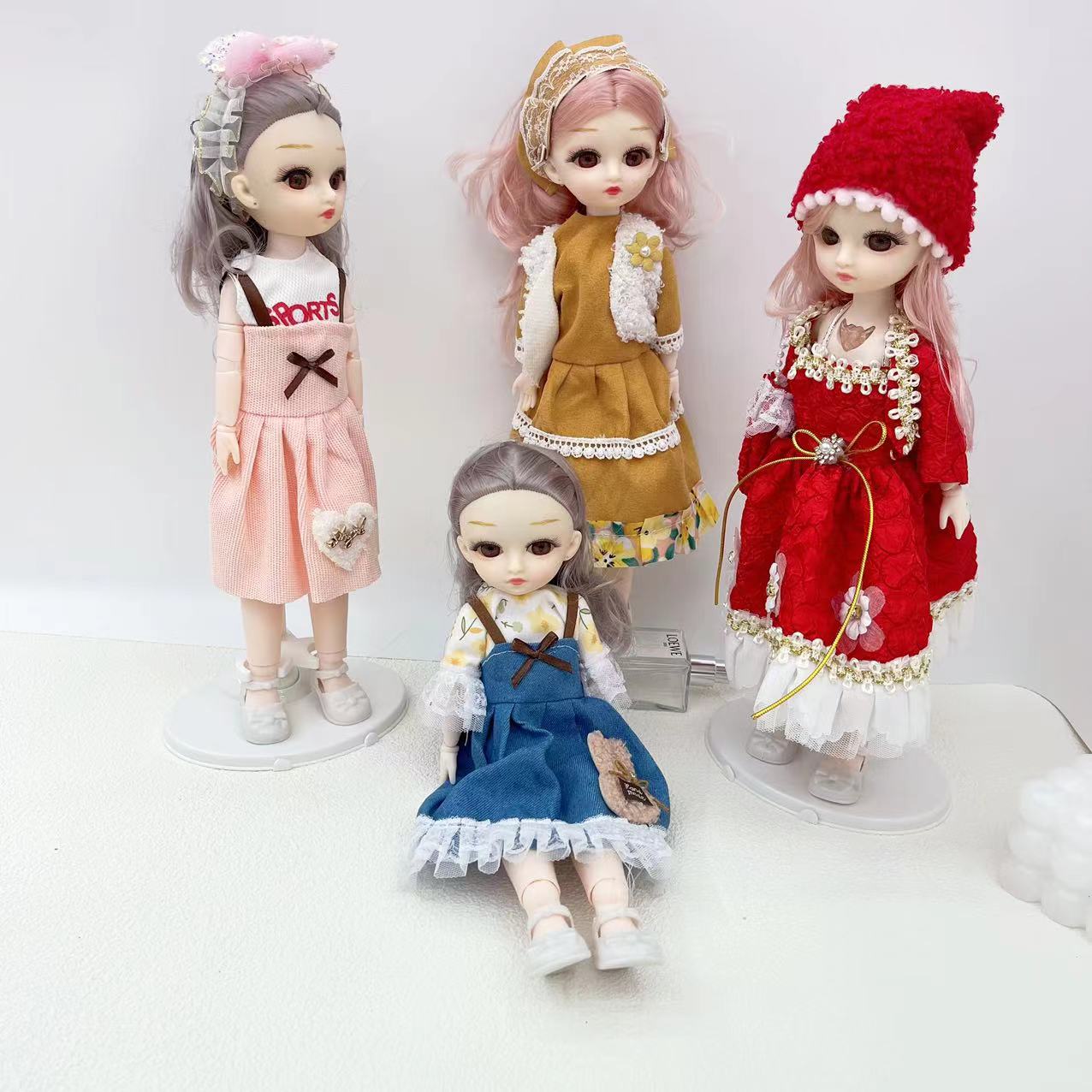 The 30CM Barbie music and light doll is detachable