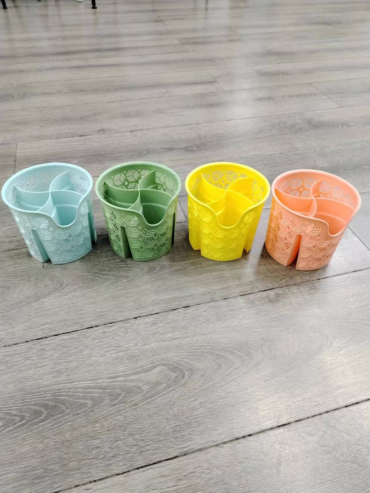 四分格，马卡龙色/沥水筷子盒细节图