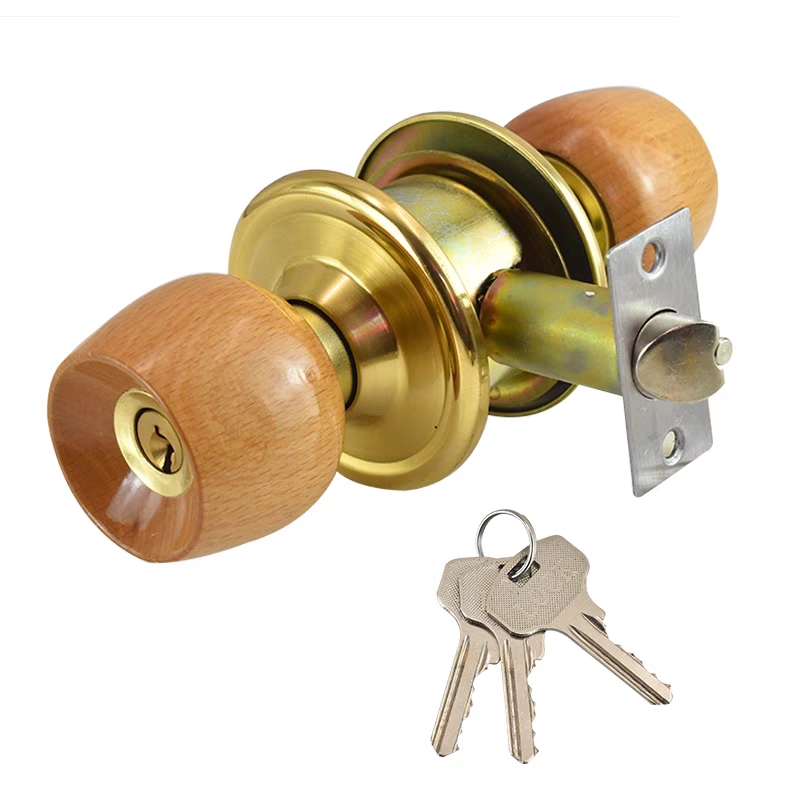 静音球锁球形门锁圆锁房门锁室内球型门锁球形锁带钥匙