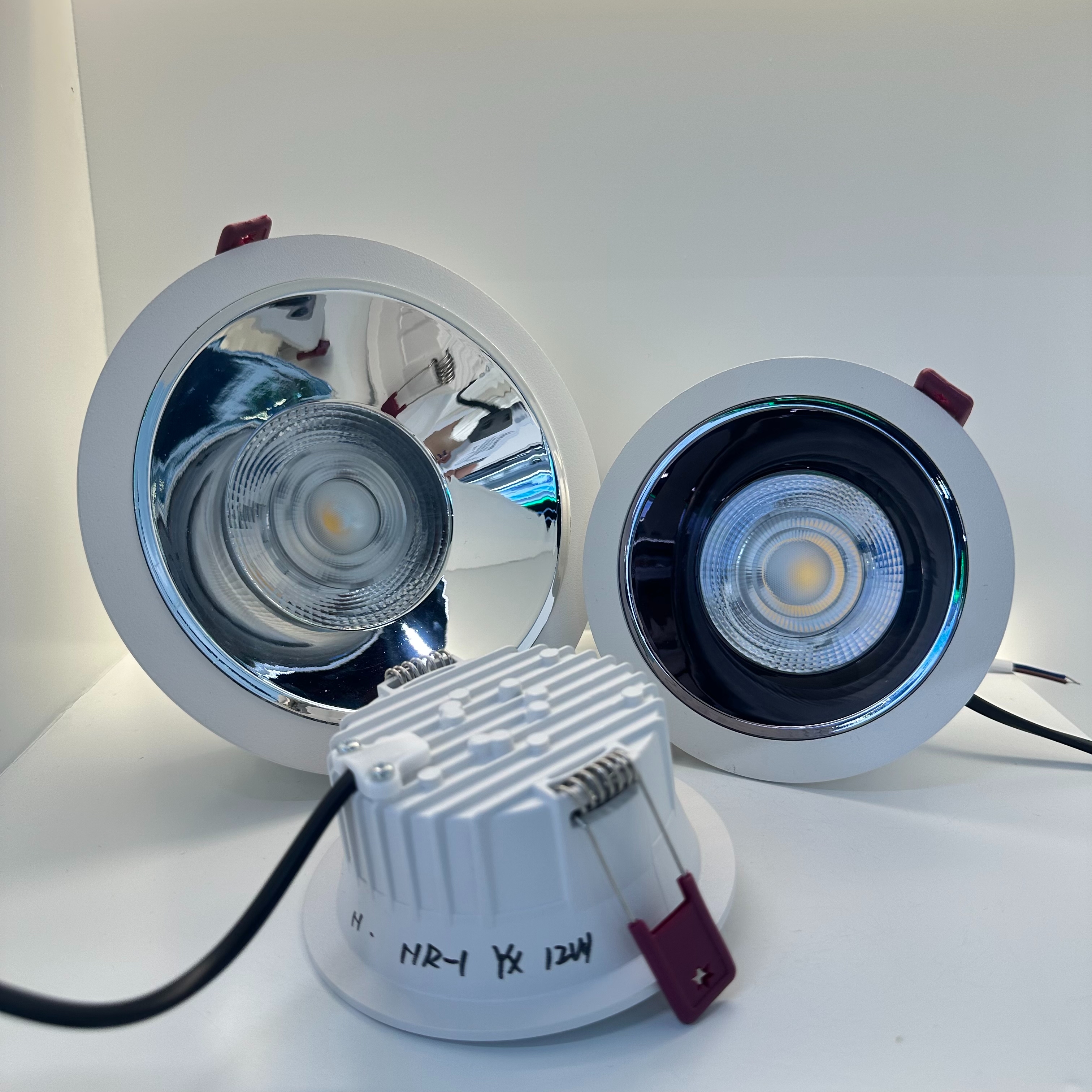 COB downlight LED DOWN LIGHT 3 inches 5 inches white black matte reflective Specification image