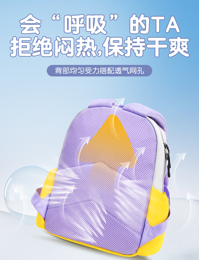 时尚百搭学生书包便携轻便双肩包LZJ-4602详情12