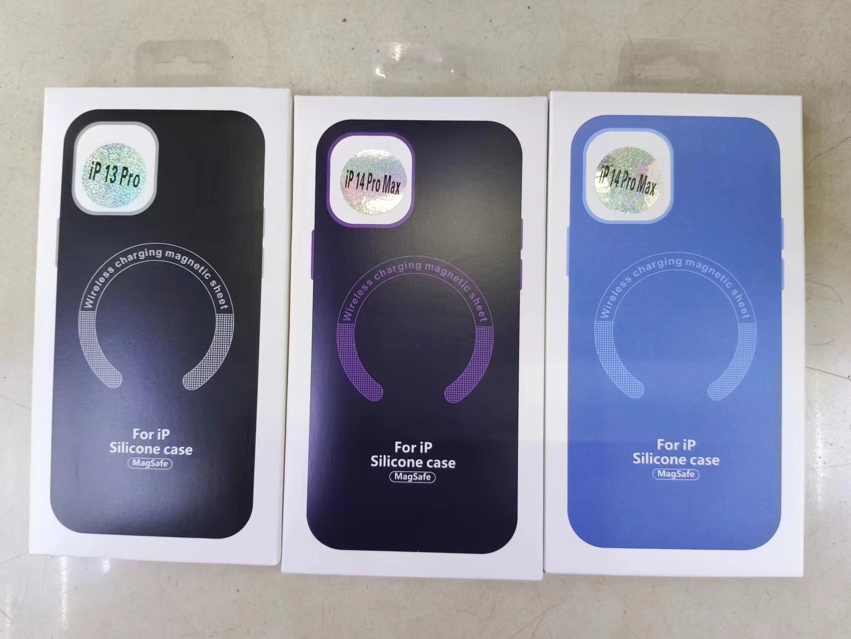 Liquid silicone magnetic phone case