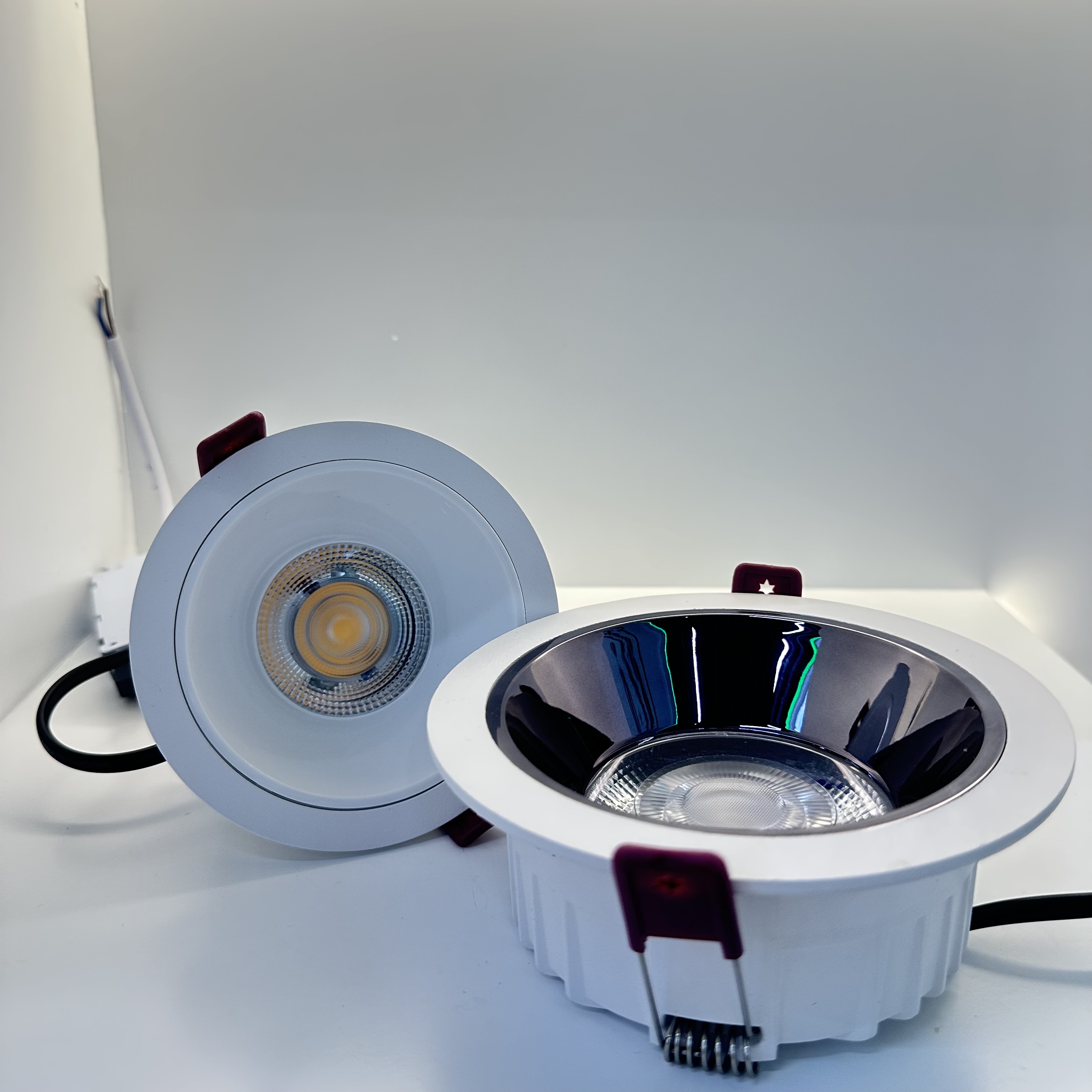 COB downlight LED DOWN LIGHT 3 inches 5 inches white black matte reflective details Picture