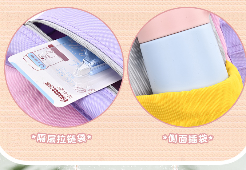 时尚百搭学生书包便携轻便双肩包LZJ-4602详情8