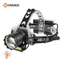 Induction high light white laser long range 3000 rechargeable COB headlamp lasting