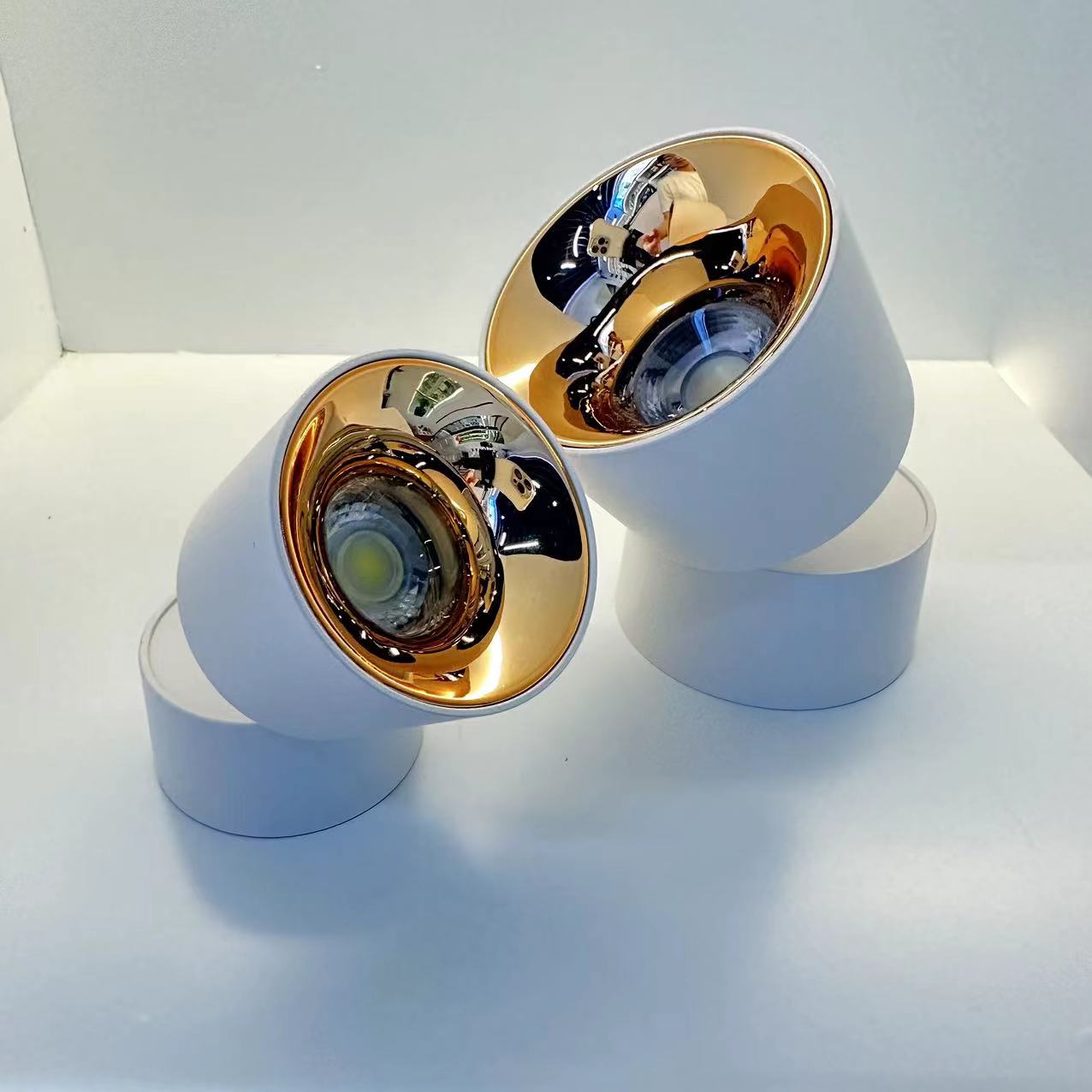 COB downlight LED DOWN LIGHT 3 inches 5 inches 7 inches white gold reflective details Picture