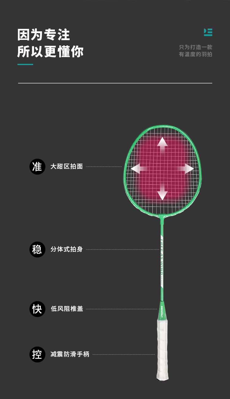 正品胜派LH-8103铁分体羽拍铁合金双拍强韧网面铁合金双拍两支装双人训练羽毛球拍详情4