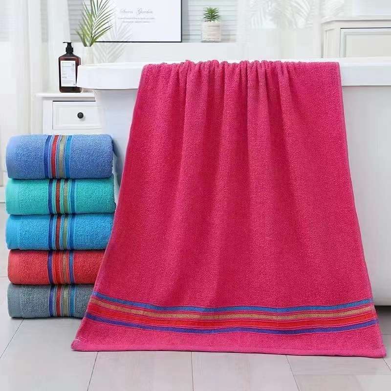 Yijia cotton and Needle Factory direct sales of towels, bath towels, color segment bath towels, custom-made according to samples