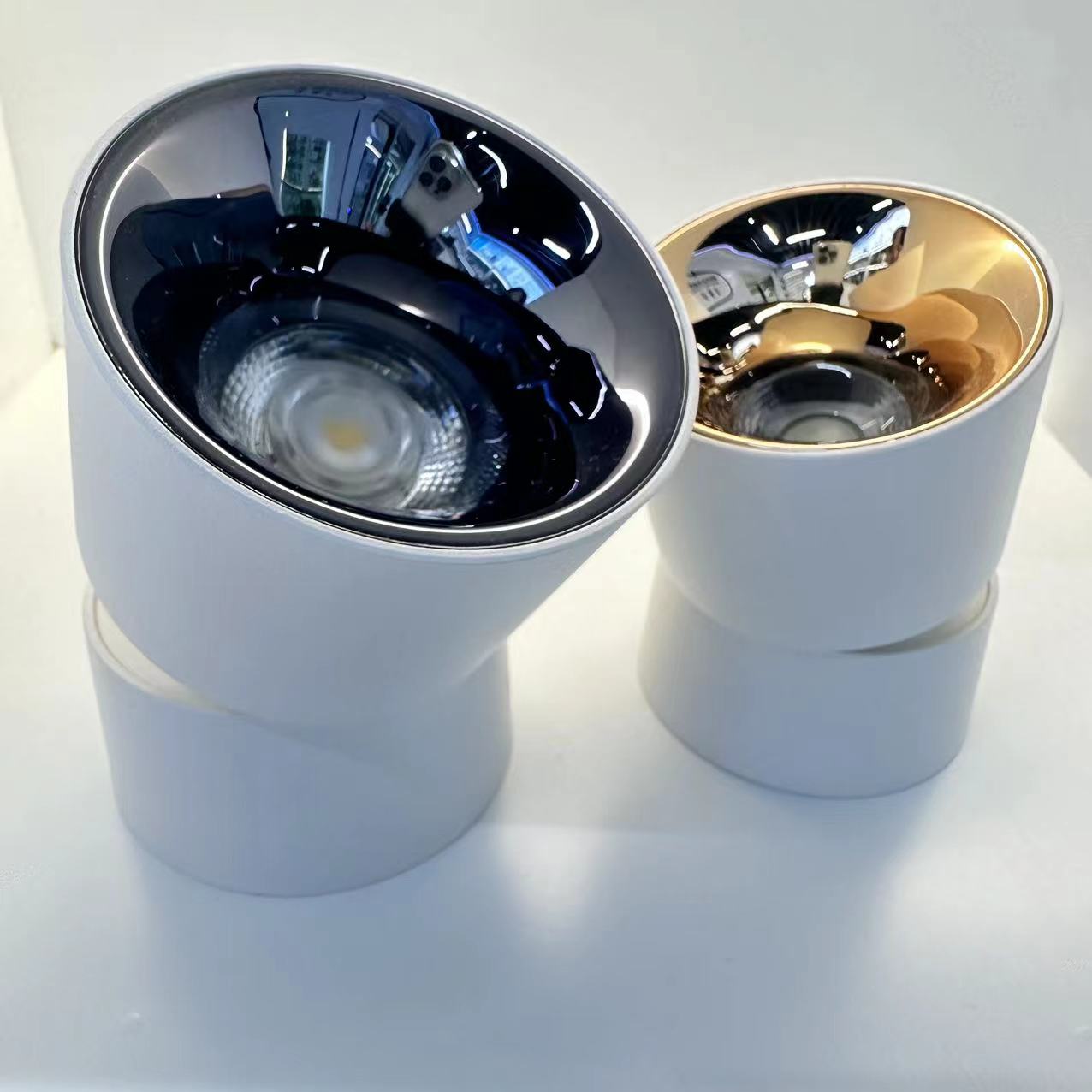 COB downlight LED DOWN LIGHT 3 inches 5 inches 7 inches white gold reflective Application Scenario