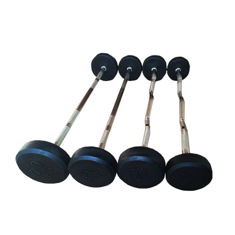 Hj-A028 Fixed Straight Bar Small Barbell Curved Bar Small Barbell details Picture
