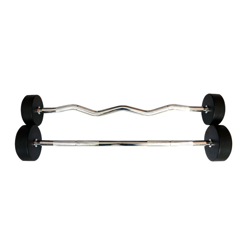 Hj-A028 Fixed Straight Bar Small Barbell Curved Bar Small Barbell Item Picture