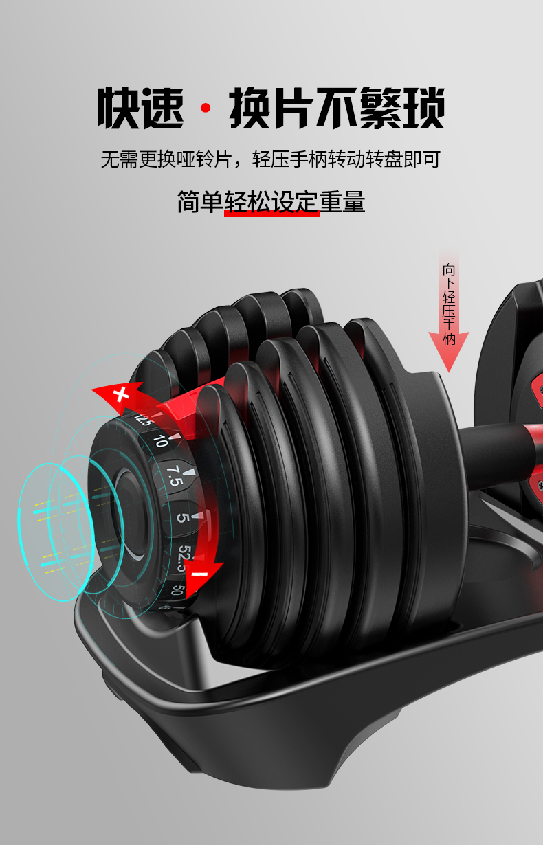 HJ-A200可调节哑铃24KG40KG详情2