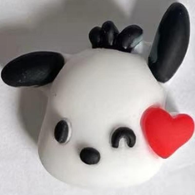 Leather rope material hair cord cartoon creative three-dimensional 7662 phone case cream ornament cream glue cute patch