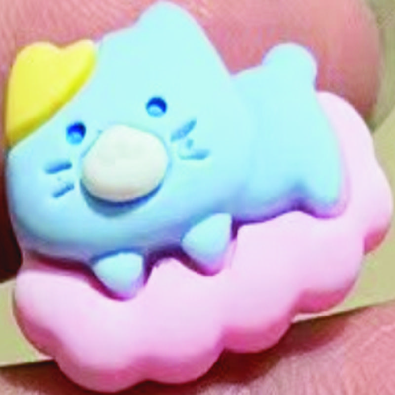 手作滴胶皮绳仿真发夹外贸配饰奶油7339道具饰品文具盒创意