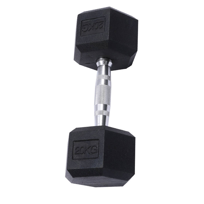 HJ-A029 rubber covered hex dumbbell usage scenario