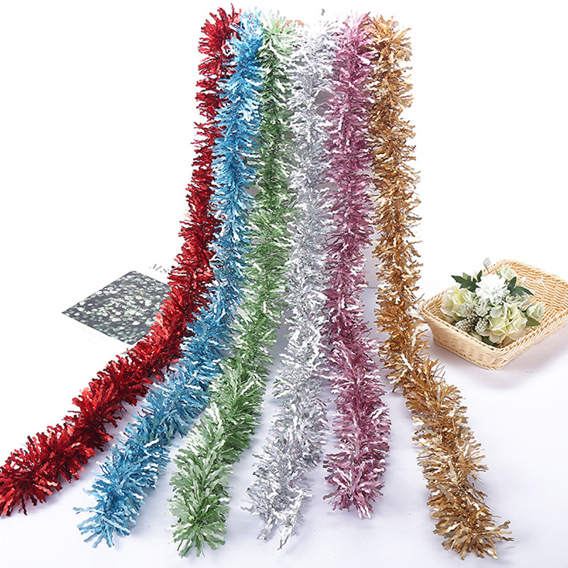Latte Art Ribbon Wedding Room Decoration Wedding Decoration Party Supplies Stair Handrail Decoration Pointy Leaf Bubble Silk Ribbon Cross-Border